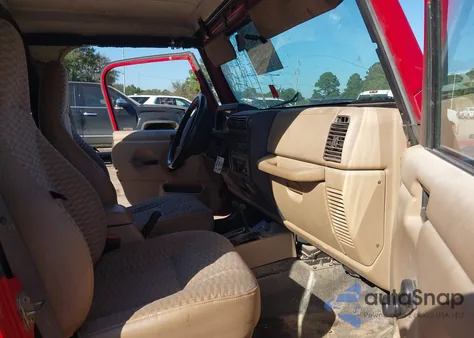 2000 Jeep Wrangler Sport from USA, damaged, VIN 1J4FA49S8YP764016